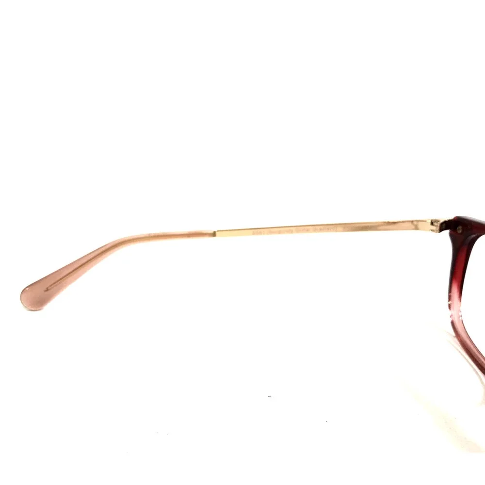 Coach Eyeglasses Frames HC6142 5551 Burgundy Glitter Gradient Cat Eye 51-17-140
